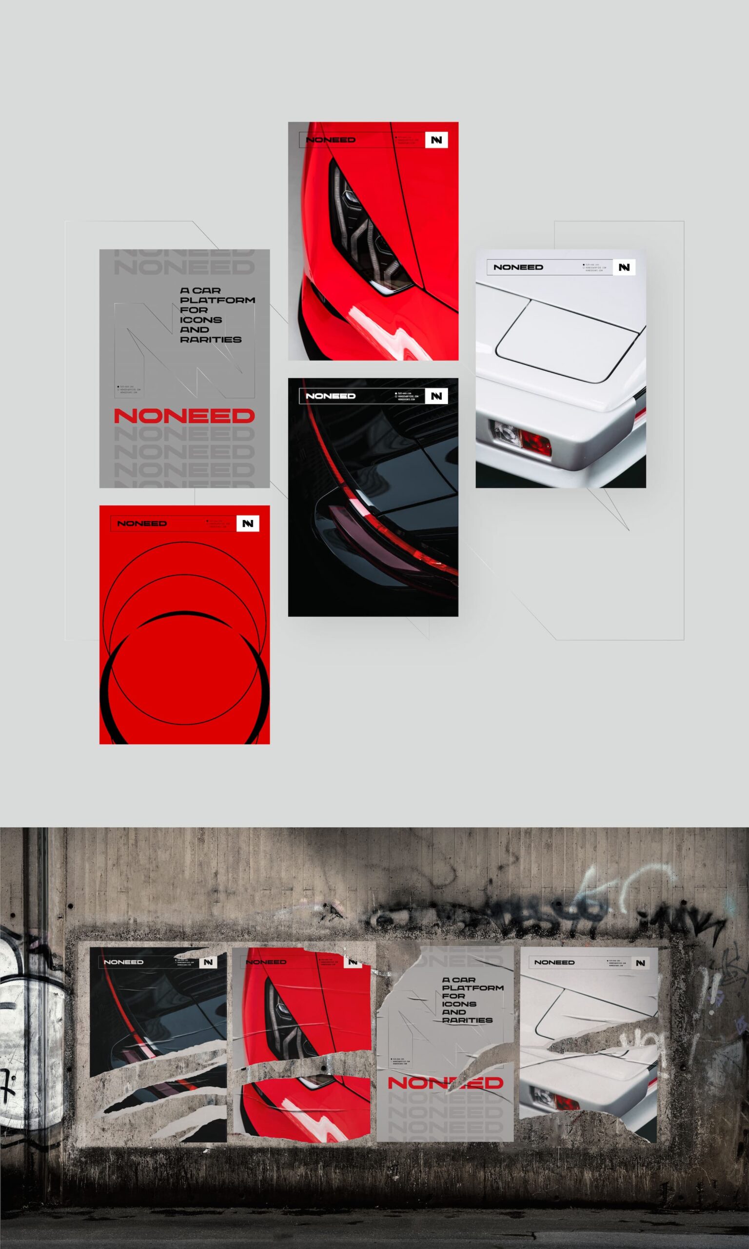 NoNeed Cars Posters