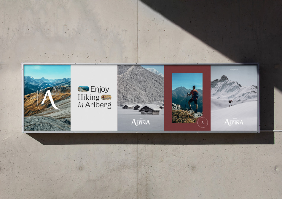 Hotel Alpina Arlberg Branding
